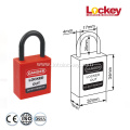 25mm Mini Nylon Shackle LOTO Mini Safety Padlock